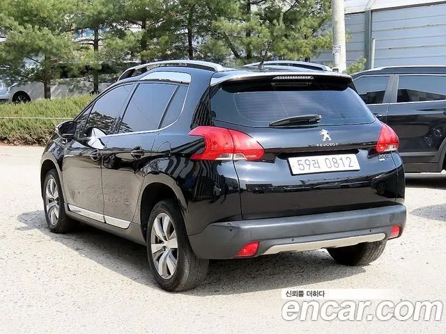 PEUGEOT 2008 2015 — 132 569 км, чёрный, Корея — под ключ — фото 3