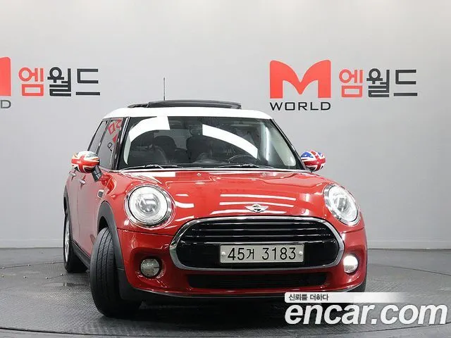 MINI COOPER D 2015 — 203 440 км, красный, Корея — под ключ — фото 2