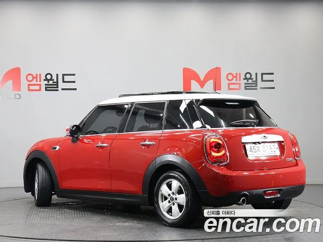 MINI COOPER D 2015 — 203 440 км, красный, Корея — под ключ — фото 4