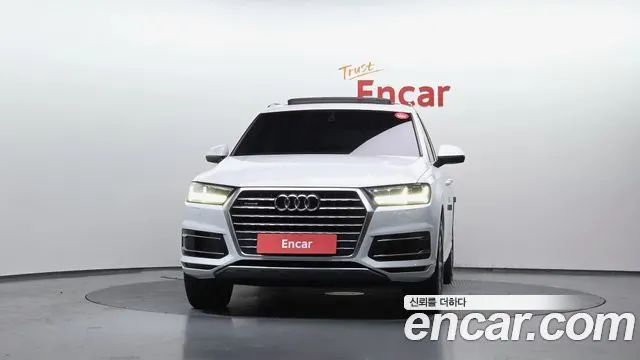 AUDI Q7 2019 — 83 584 км, белый, Корея — под ключ — фото 3