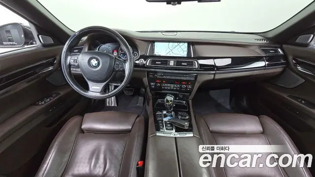 BMW 7 SERIES 2015 — 162 710 км, чёрный, Корея — под ключ — фото 7