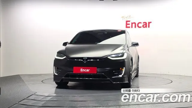 TESLA MODEL X 2019 — 94 937 км, чёрный, Корея — под ключ — фото 3
