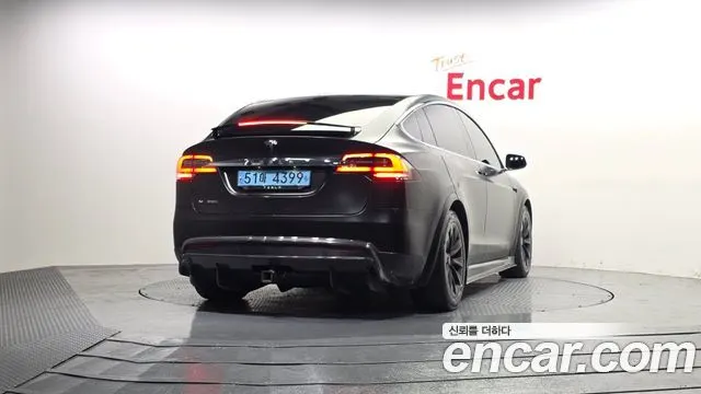 TESLA MODEL X 2019 — 94 937 км, чёрный, Корея — под ключ — фото 4