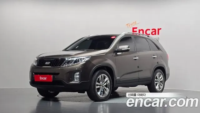 KIA SORENTO R 2014 — 153 513 км, коричневый, Корея — под ключ — фото 1