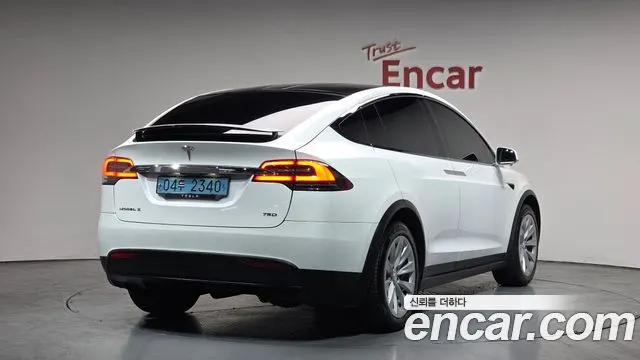 TESLA MODEL X 2019 — 113 422 км, белый, Корея — под ключ — фото 2
