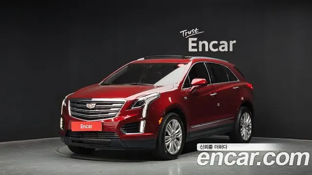 CADILLAC XT5 2018 — 77 667 км, красный, Корея — под ключ — фото 1