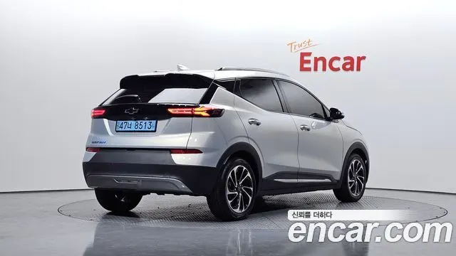CHEVROLET BOLT 2022 — 66 657 км, серебристо-серый, Корея — под ключ — фото 2