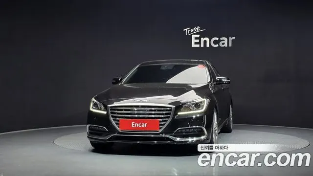 GENESIS G80 2019 — 76 770 км, чёрный, Корея — под ключ — фото 3