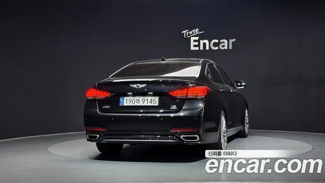 GENESIS G80 2019 — 76 770 км, чёрный, Корея — под ключ — фото 4
