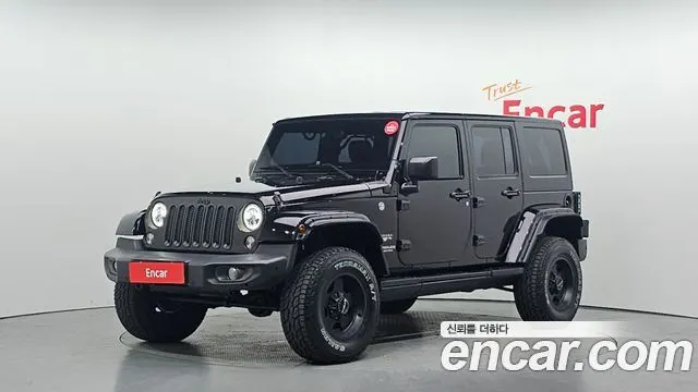 JEEP WRANGLER 2017 — 83 766 км, чёрный, Корея — под ключ — фото 1