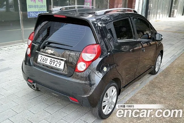 CHEVROLET SPARK 2014 — 117 588 км, чёрный, Корея — под ключ — фото 2