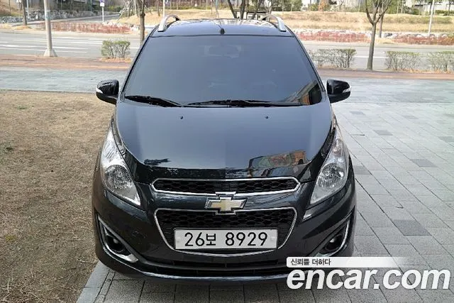 CHEVROLET SPARK 2014 — 117 588 км, чёрный, Корея — под ключ — фото 3