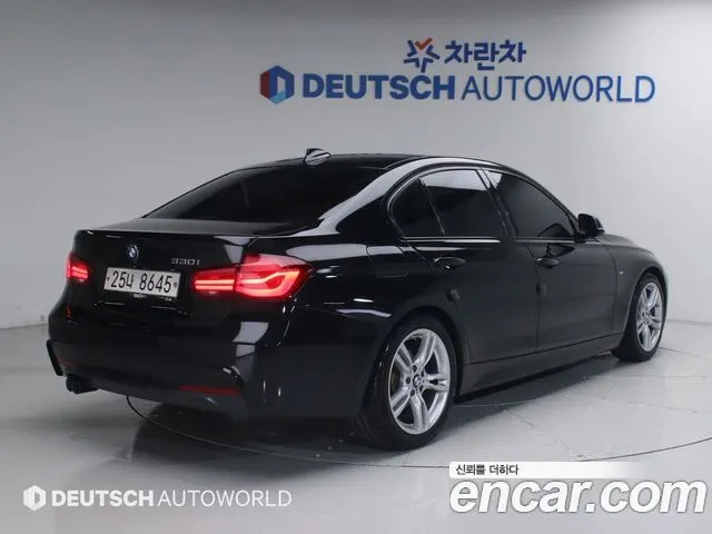BMW 3 SERIES 2018 — 90 814 км, чёрный, Корея — под ключ — фото 2