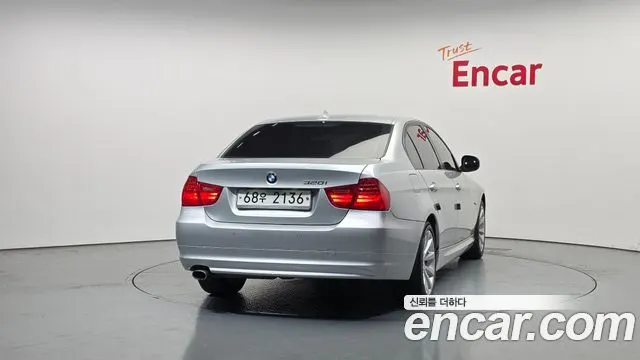 BMW 3 SERIES 2011 — 128 077 км, серебристо-серый, Корея — под ключ — фото 4