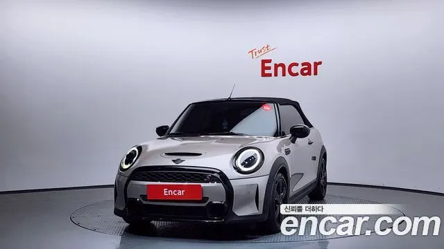 MINI COOPER S CONVERTIBLE 2023 — 30 915 км, белый-перламутр, Корея — под ключ — фото 3