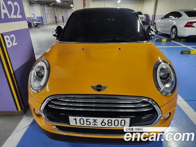 MINI COOPER 2017 — 153 000 км, оранжевый, Корея — под ключ — фото 3