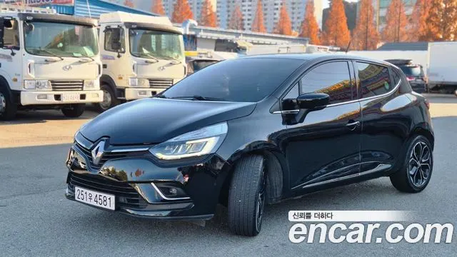 RENAULT KOREA CLIO 2018 — 85 192 км, чёрный, Корея — под ключ — фото 2