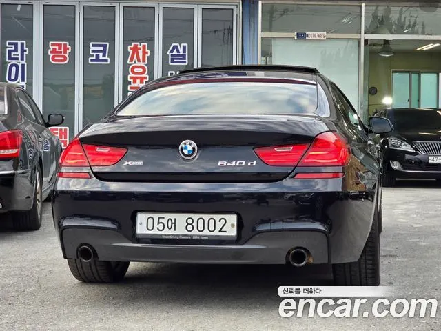 BMW 6 SERIES 2018 — 107 000 км, чёрный, Корея — под ключ — фото 2