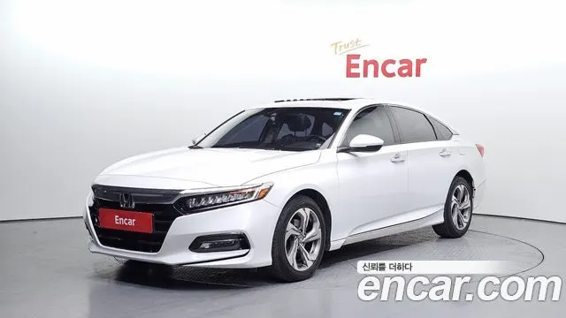 HONDA ACCORD 1 (0 ПОК.) 2019 — 125 689 км, белый, Корея — под ключ — фото 1