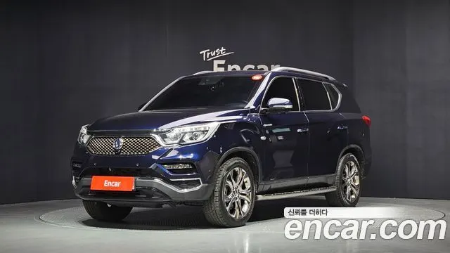 KGM G4 REXTON 2018 — 144 890 км, синий, Корея — под ключ — фото 1