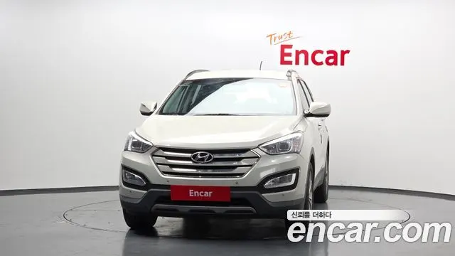 HYUNDAI SANTA FE 2014 — 236 823 км, белый-перламутр, Корея — под ключ — фото 3