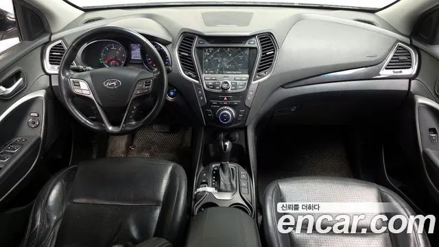HYUNDAI SANTA FE 2014 — 236 823 км, белый-перламутр, Корея — под ключ — фото 7