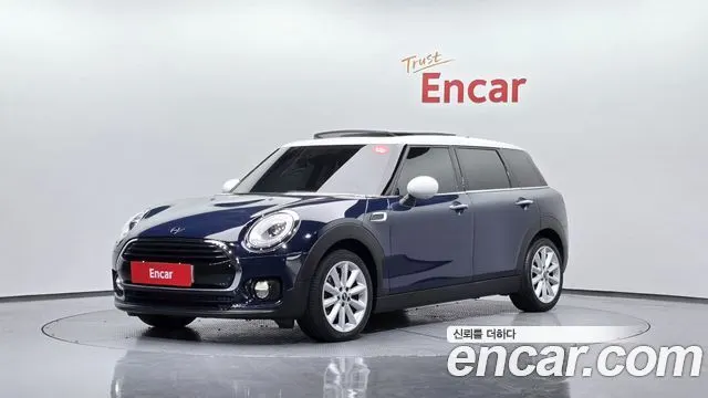 MINI COOPER D CLUBMAN 2018 — 54 703 км, синий, Корея — под ключ — фото 1