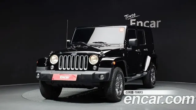 JEEP WRANGLER 2017 — 101 140 км, чёрный, Корея — под ключ — фото 1