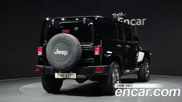 JEEP WRANGLER 2017 — 101 140 км, чёрный, Корея — под ключ — фото 2