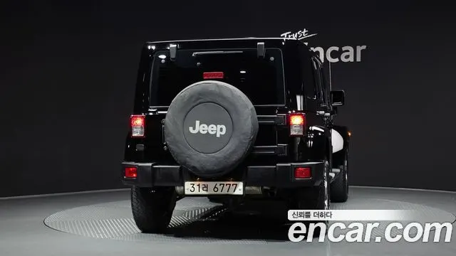 JEEP WRANGLER 2017 — 101 140 км, чёрный, Корея — под ключ — фото 4