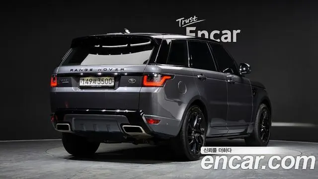 LAND ROVER RANGE ROVER SPORT (2 ПОК.) 2018 — 124 609 км, серый, Корея — под ключ — фото 2