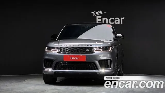 LAND ROVER RANGE ROVER SPORT (2 ПОК.) 2018 — 124 609 км, серый, Корея — под ключ — фото 3