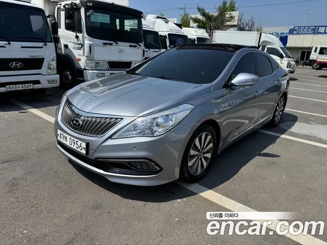 HYUNDAI GRANDEUR HYBRID 2016 — 146 666 км, серый, Корея — под ключ — фото 1
