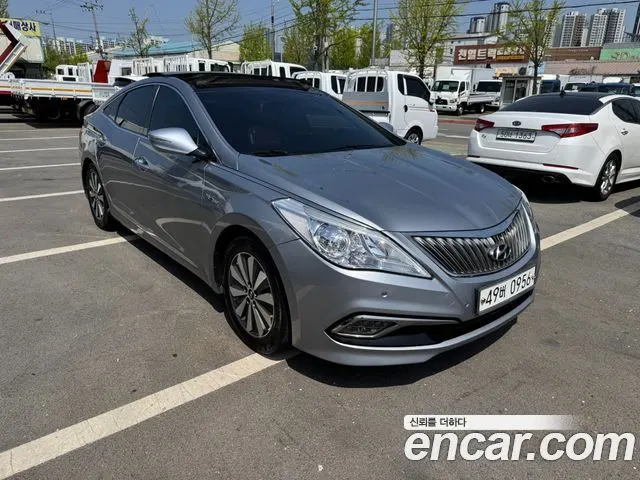 HYUNDAI GRANDEUR HYBRID 2016 — 146 666 км, серый, Корея — под ключ — фото 6