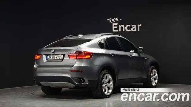 BMW X6 2013 — 271 249 км, серебристо-серый, Корея — под ключ — фото 2