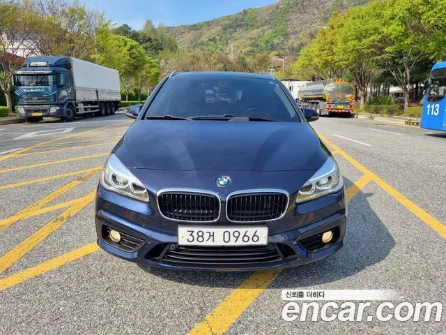 BMW 2 SERIES ACTIVE TOURER 2015 — 63 528 км, синий, Корея — под ключ — фото 2