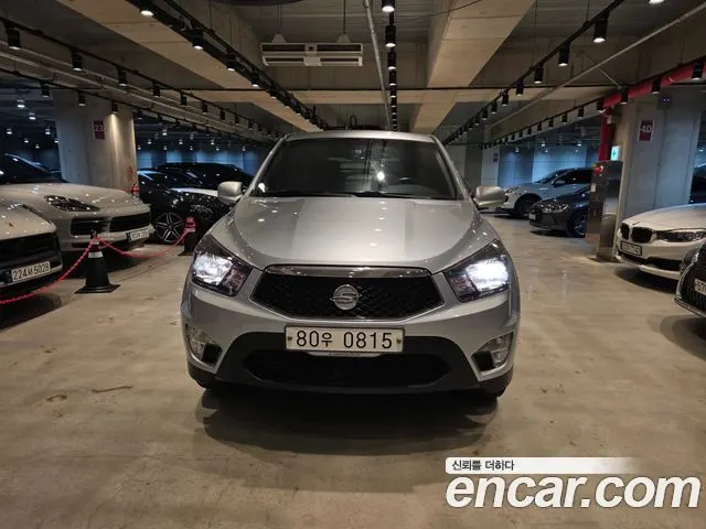 KGM KORANDO SPORTS 2012 — 90 400 км, серебристый, Корея — под ключ — фото 3
