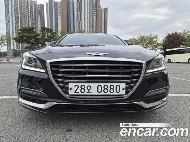 HYUNDAI GENESIS DH 2016 — 232 899 км, чёрный, Корея — под ключ — фото 1