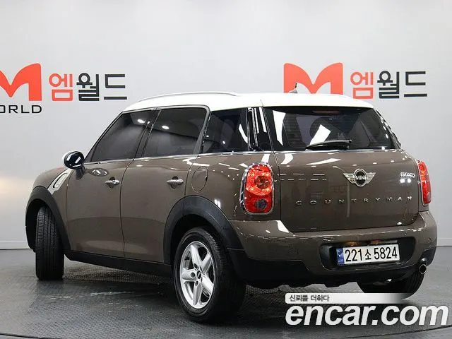 MINI COOPER D COUNTRYMAN 2012 — 120 682 км, коричневый, Корея — под ключ — фото 4