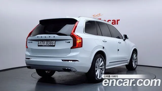 VOLVO XC90 2019 — 99 888 км, белый, Корея — под ключ — фото 2