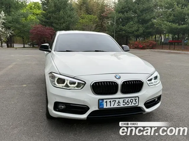 BMW 1 SERIES 2017 — 81 925 км, белый, Корея — под ключ — фото 2