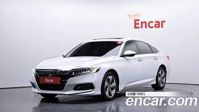 HONDA ACCORD 1 (0 ПОК.) 2018 — 98 955 км, белый, Корея — под ключ — фото 1