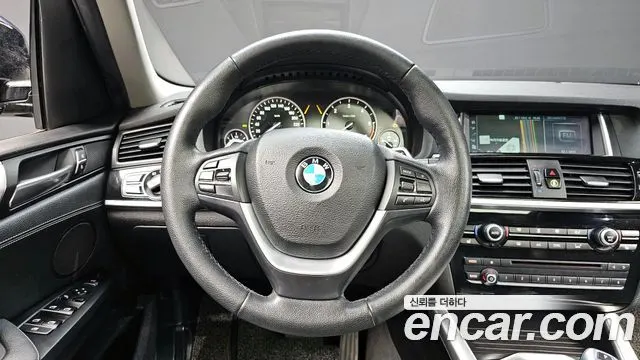 BMW X3 2017 — 146 807 км, синий, Корея — под ключ — фото 12
