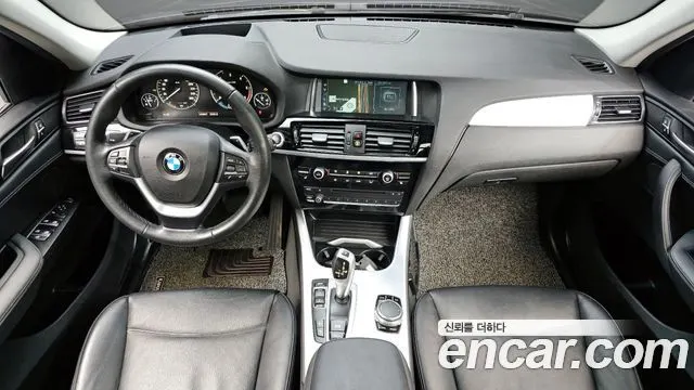 BMW X3 2017 — 146 807 км, синий, Корея — под ключ — фото 7