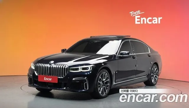 BMW 7 SERIES 2022 — 49 902 км, чёрный, Корея — под ключ — фото 2