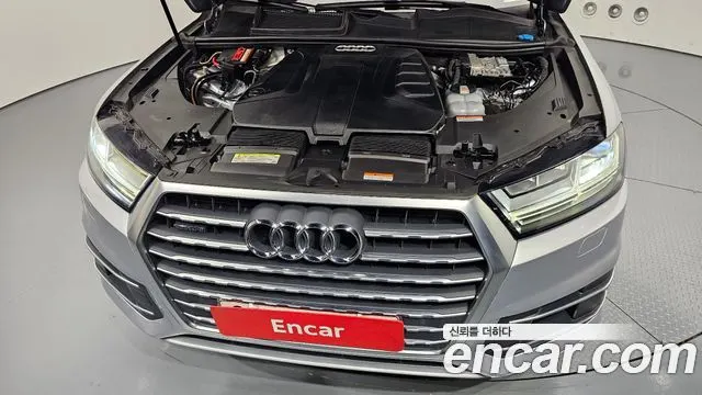 AUDI Q7 2019 — 135 376 км, серебристо-серый, Корея — под ключ — фото 6