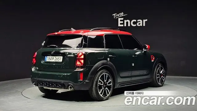 MINI COOPER S COUNTRYMAN 2023 — 44 844 км, тёмно-зелёный, Корея — под ключ — фото 2