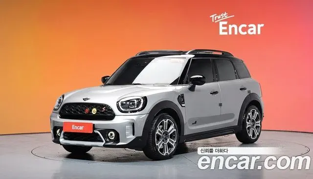 MINI COOPER S COUNTRYMAN 2023 — 21 212 км, серебристо-серый, Корея — под ключ — фото 2