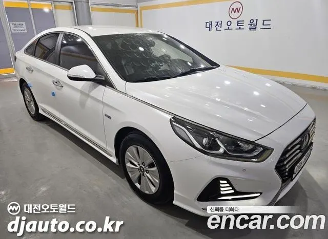 HYUNDAI SONATA HYBRID 2019 — 143 245 км, белый, Корея — под ключ — фото 4