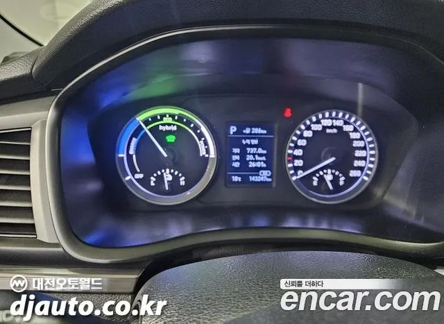 HYUNDAI SONATA HYBRID 2019 — 143 245 км, белый, Корея — под ключ — фото 6